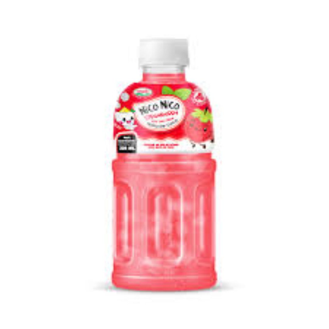 NICO NICO NATA DE COCO STRAWBERRY JUICE 320ML